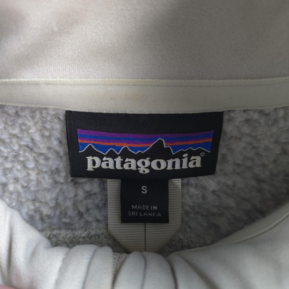 Patagonia Better Sweater Vest Womens S Beige Fleece Full Zip Hiking Outdoors - Picture 4 of 10